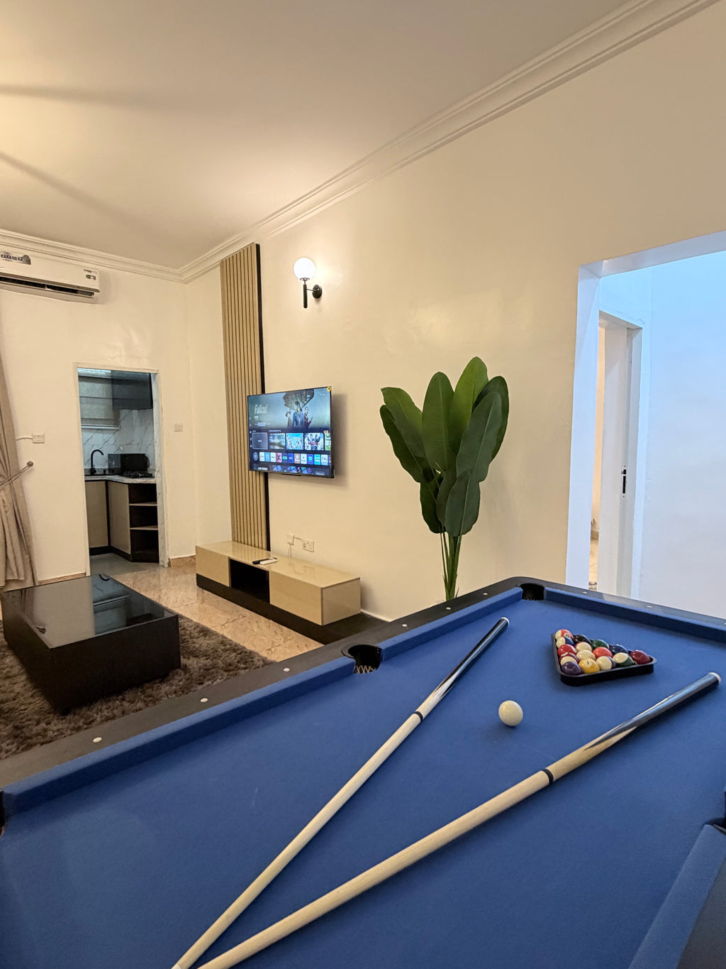 1-Bedroom Apartment with Snooker Table – Wuye