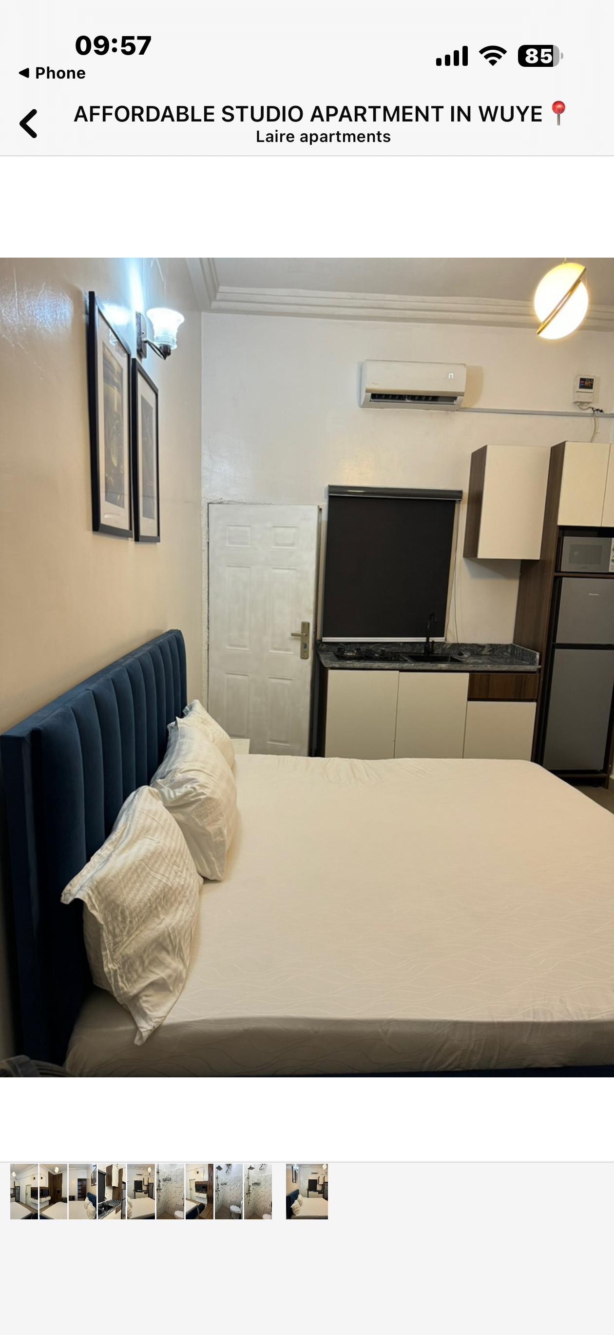 Luxury Studio Apartment – Wuye, Abuja