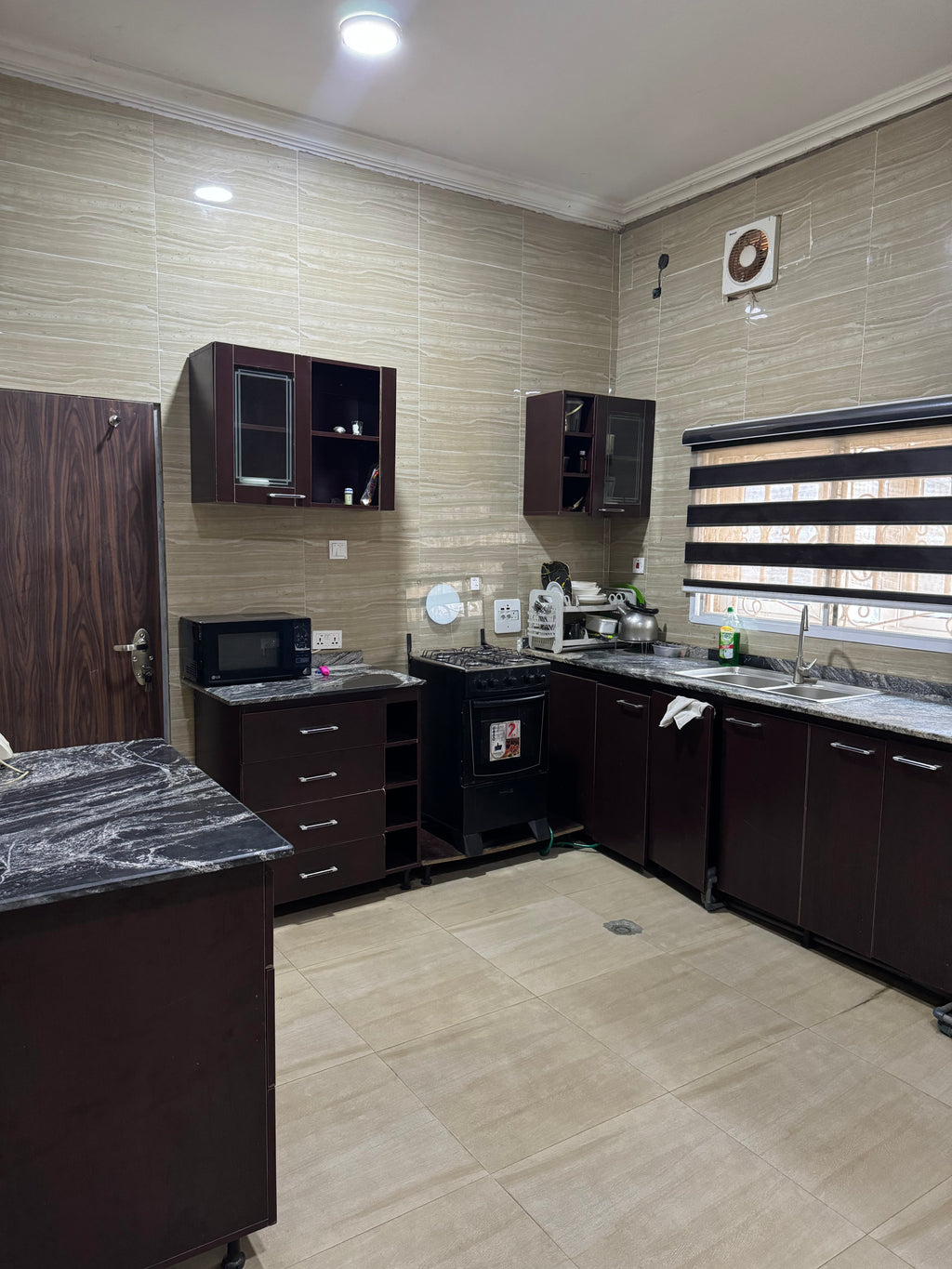 Masters bedroom kitchen and sitting room